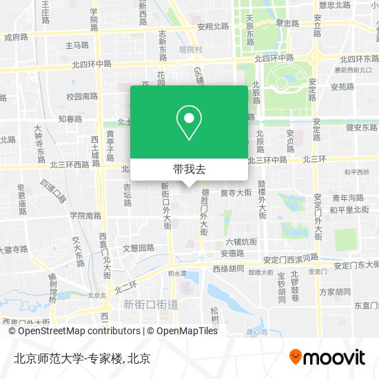 北京师范大学-专家楼地图