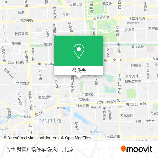合生·财富广场停车场-入口地图