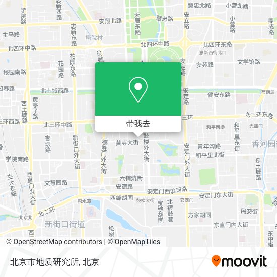 北京市地质研究所地图