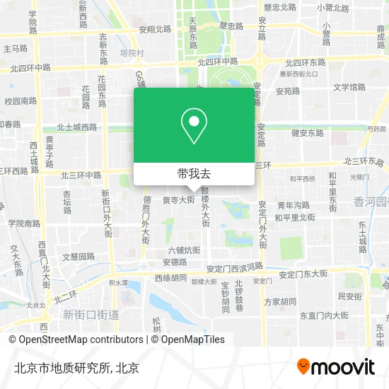 北京市地质研究所地图