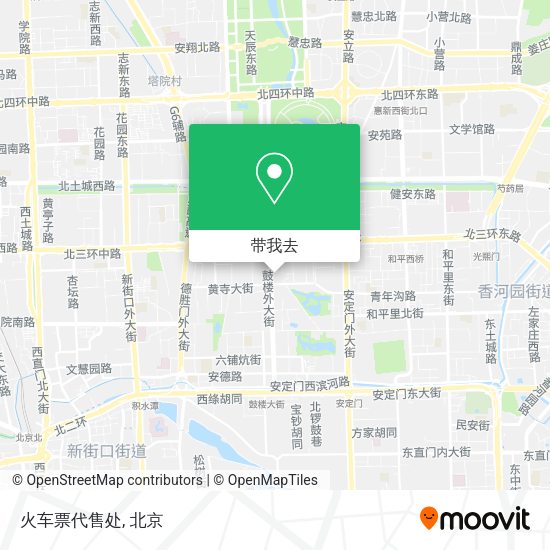 火车票代售处地图