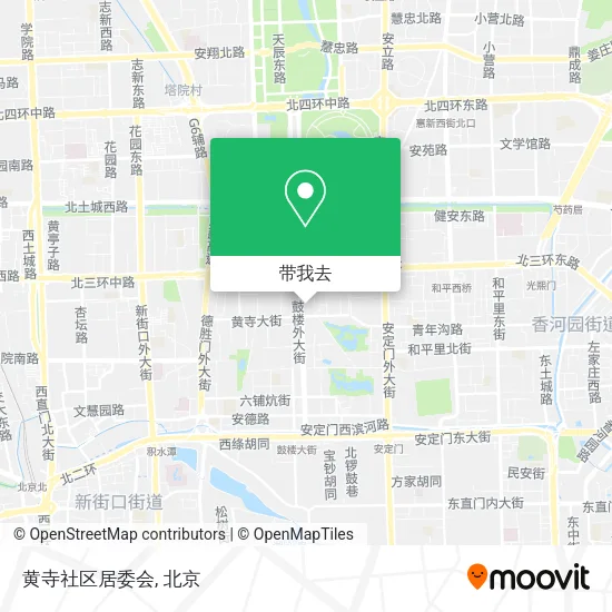 黄寺社区居委会地图