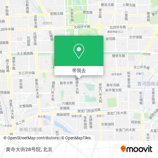 黄寺大街28号院地图