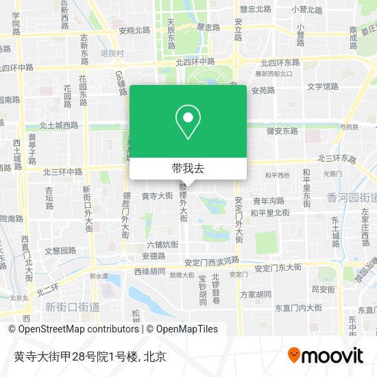 黄寺大街甲28号院1号楼地图