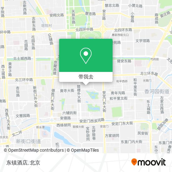 东镇酒店地图