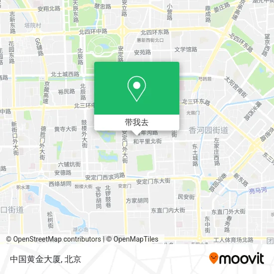 中国黄金大厦地图