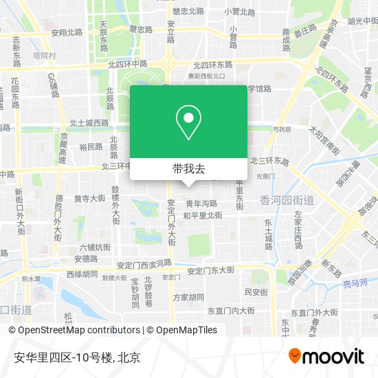 安华里四区-10号楼地图