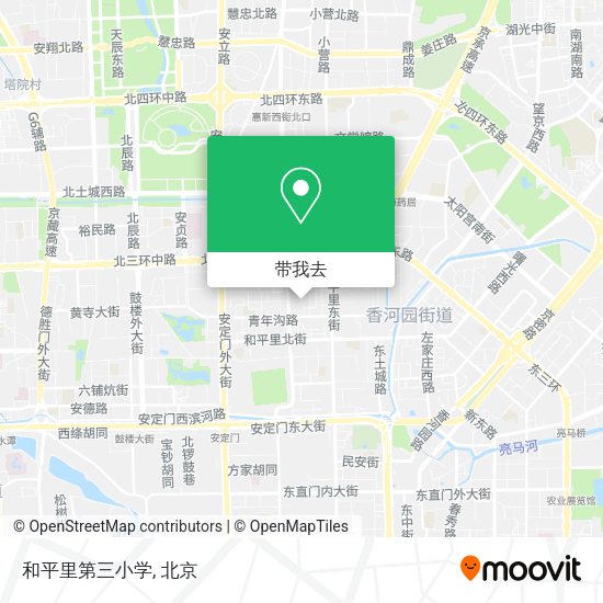 和平里第三小学地图