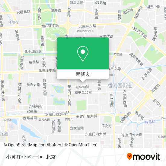 小黄庄小区-一区地图