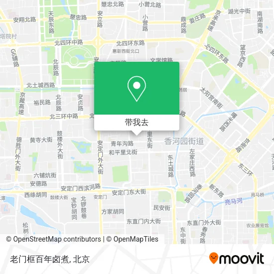 老门框百年卤煮地图