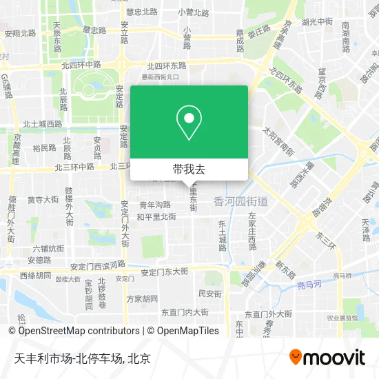 天丰利市场-北停车场地图
