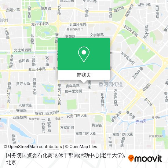 国务院国资委石化离退休干部局活动中心(老年大学)地图