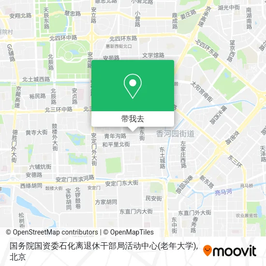 国务院国资委石化离退休干部局活动中心(老年大学)地图
