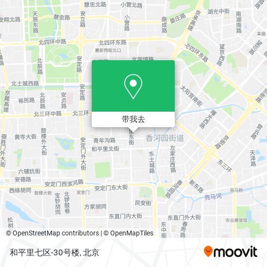 和平里七区-30号楼地图