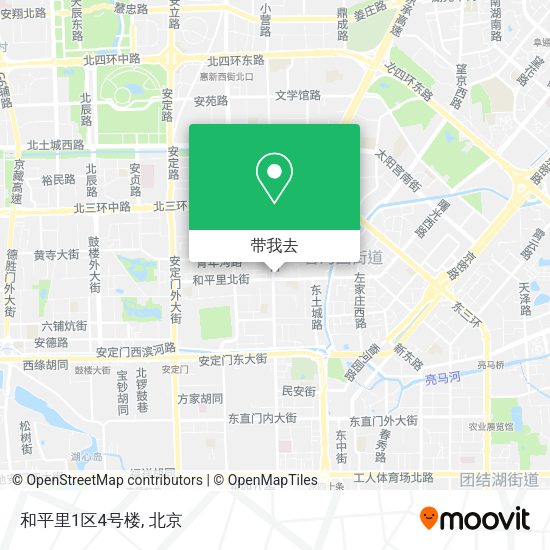和平里1区4号楼地图