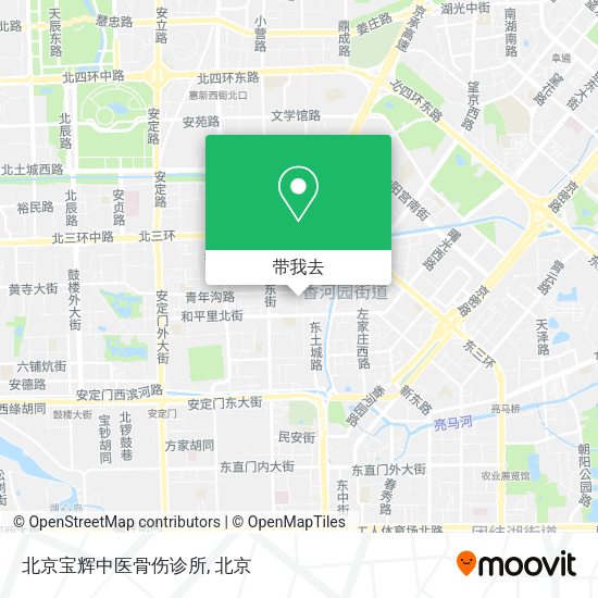 北京宝辉中医骨伤诊所地图