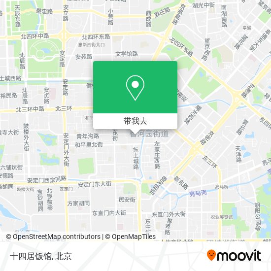 十四居饭馆地图