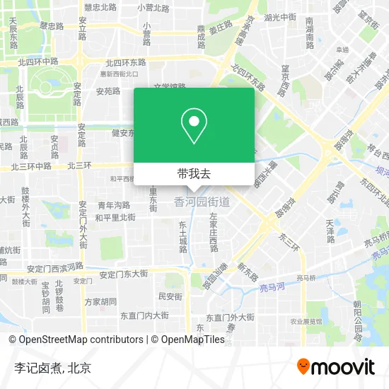 李记卤煮地图