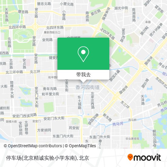 停车场(北京精诚实验小学东南)地图