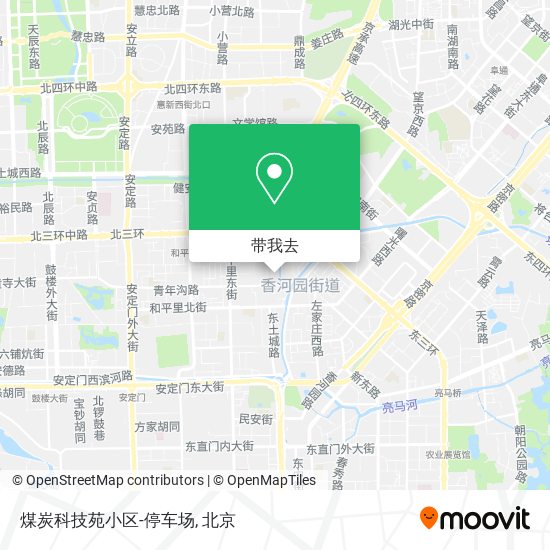 煤炭科技苑小区-停车场地图