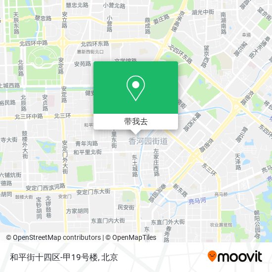 和平街十四区-甲19号楼地图