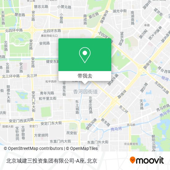 北京城建三投资集团有限公司-A座地图