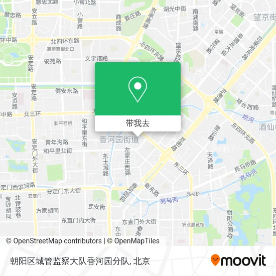 朝阳区城管监察大队香河园分队地图