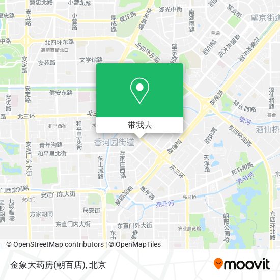 金象大药房(朝百店)地图