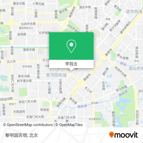 黎明园宾馆地图
