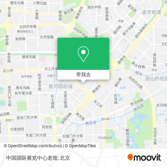 中国国际展览中心老馆地图