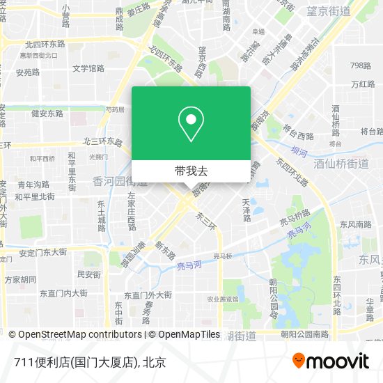 711便利店(国门大厦店)地图