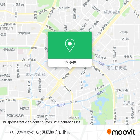 一兆韦德健身会所(凤凰城店)地图