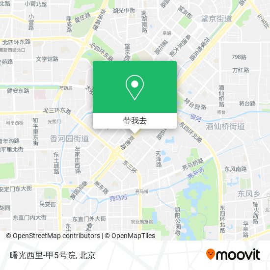 曙光西里-甲5号院地图