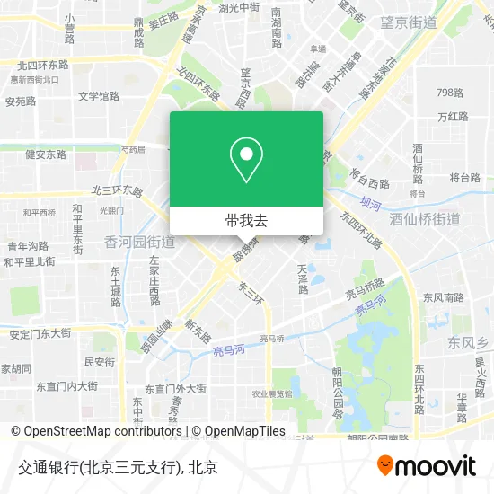 交通银行(北京三元支行)地图