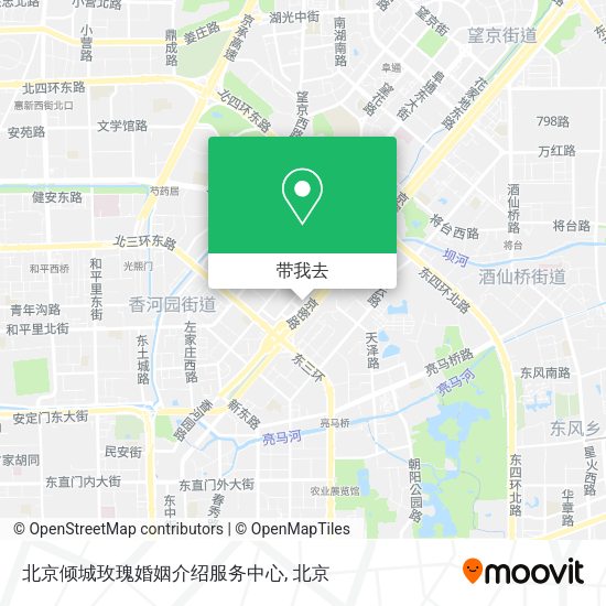 北京倾城玫瑰婚姻介绍服务中心地图