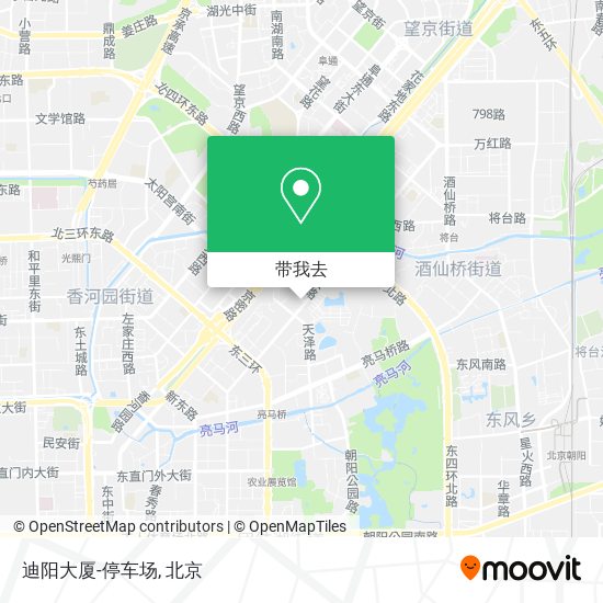 迪阳大厦-停车场地图