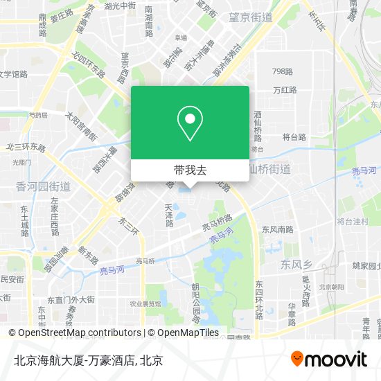北京海航大厦-万豪酒店地图