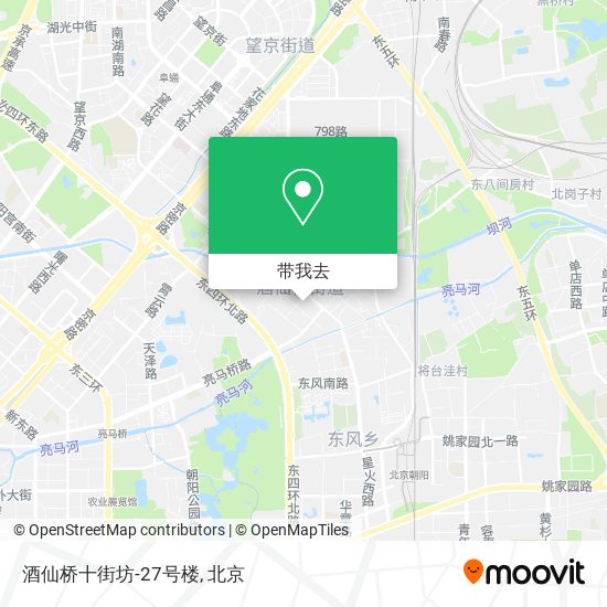酒仙桥十街坊-27号楼地图