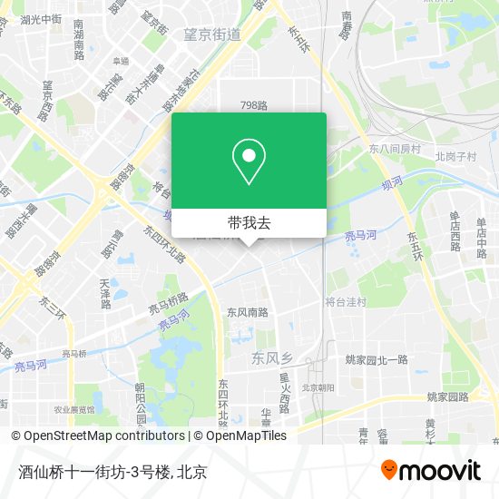 酒仙桥十一街坊-3号楼地图