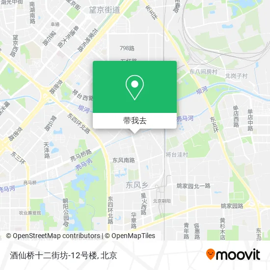 酒仙桥十二街坊-12号楼地图