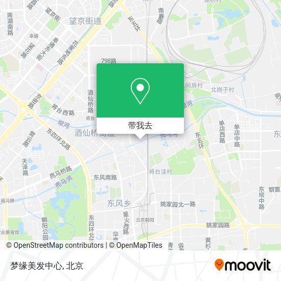梦缘美发中心地图
