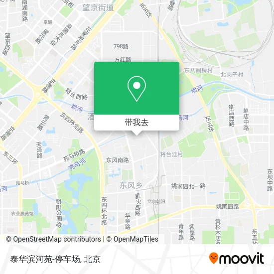 泰华滨河苑-停车场地图