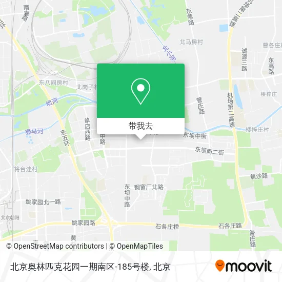 北京奥林匹克花园一期南区-185号楼地图