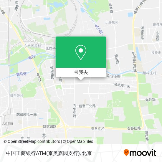 中国工商银行ATM(京奥嘉园支行)地图