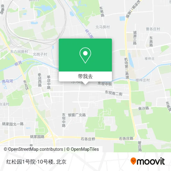 红松园1号院-10号楼地图