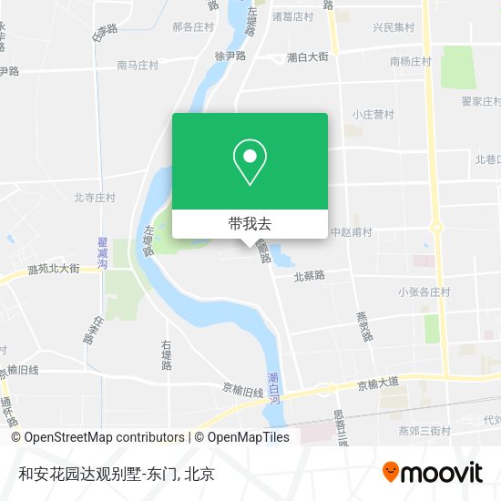 和安花园达观别墅-东门地图