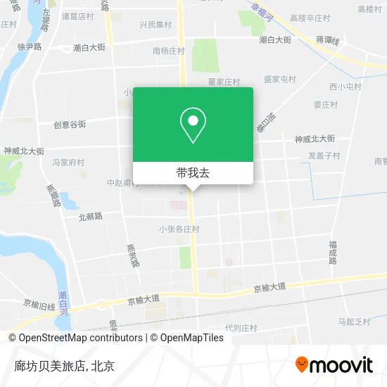 廊坊贝美旅店地图