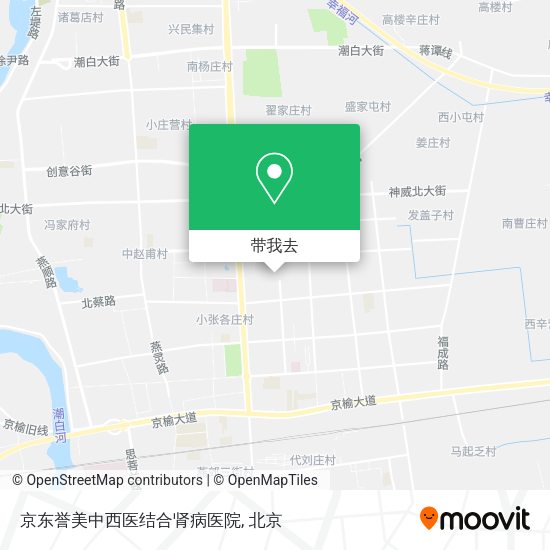 京东誉美中西医结合肾病医院地图