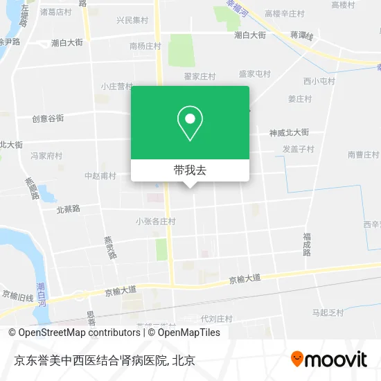 京东誉美中西医结合肾病医院地图