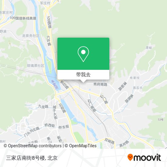 三家店南街8号楼地图